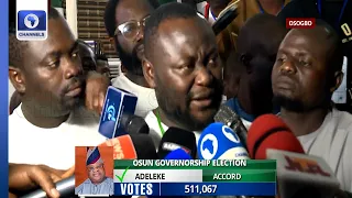 'This Is The Lord's Doing,' Accord Party Agent Says After Adeleke's Victory
