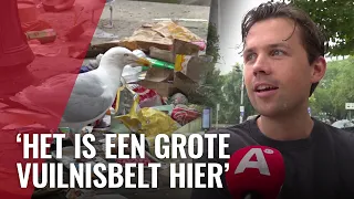 Het afvalprobleem in de stad is nog steeds enorm