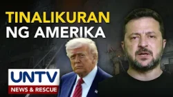 Zelenskyy, lumapit sa UK matapos talikuran ng US; Trump, nanatili na lang sana na neutral