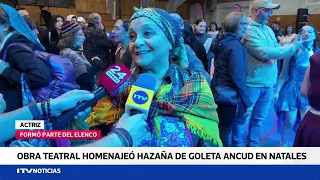 Puerto Natales conmemoró la llegada de la Goleta Ancud con teatro, danza y música
