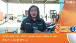 En Samaná dan la bienvenida a los visitantes que acuden a esa provincia #TelenordSS2024