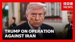 President Donald Trump says US took 'last best chance' to hit Iran | BBC News