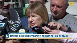 Bullrich acknowledges Lula da Silva's victory in Brazil │N20:30│10-28-26