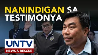 NBI Director Matibag, nanindigan sa kanyang testimonya sa impeachment court