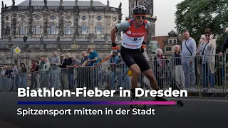 Justus Strelow wins City Biathlon Dresden I Sachsen Fernsehen