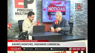 ANDRÉS MONTERO -  INGENIERO COMERCIAL ENTREVISTA NOTICIAS 13: 00 HRS