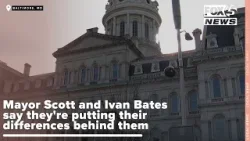 Mayor Scott and Ivan Bates say they're putting their differences behind them