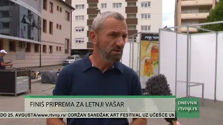 PRI KRAJU PRIPREME ZA POČETAK LJETNJEG VAŠARA OD 21. DO 25. AVGUSTA