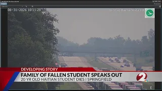 Family of Haitian student who walked into I-70 speaks out