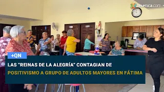 The "Queens of Joy" spread positivity to a group of seniors in Fátima