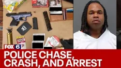 Racine County police chase, crash, and arrest | FOX6 News Milwaukee
