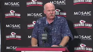 Andy Reid talks injuries, plans as rookies, QBs report to training camp