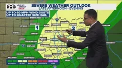 DFW Weather: Muggy conditions and afternoon storms are expected today