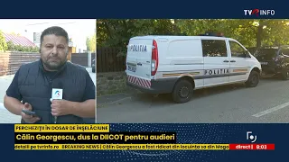 Călin Georgescu a fost ridicat din trafic de DIICOT (@TVR Info)