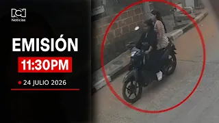 Noticias RCN Broadcast 11:30 p.m. / Friday, July 24, 2026