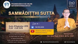 Sammādiṭṭhi Sutta || Pdt. Sima Budy, S.Pd.B., CPS®️