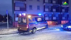 Bielawa, upadek z balkonu na II piętrze