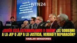 Who is strangling whom? Is it the government strangling the JEP, or the JEP strangling justice, t...