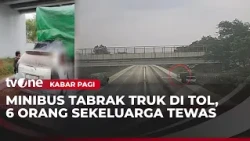 Minibus Tabrak Truk di Tulang Bawang Barat, Enam Tewas | Kabar Pagi