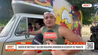 Piura: Mototaxi driver and his two passengers died in traffic accident