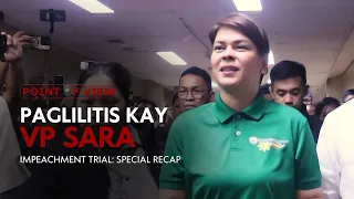 Point of View: Paglilitis kay VP Sara Duterte | Recap