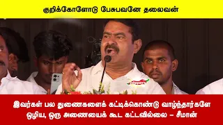 இவர்கள் பல துணைகளைக் கட்டிக்கொண்டு வாழ்ந்தார்களேஒழிய, ஒரு அணையைக் கூட கட்டவில்லை - சீமான்
