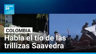 Tragedia de las trillizas Saavedra: habla en France 24 el tío de las jóvenes