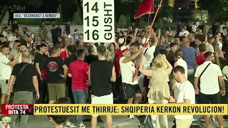 Mbyllet dita e 74-të e revoltës, qytetaret kthehen te Kryeministria: Nesër protesta e 75-të!