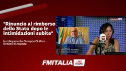 "Rinuncio al rimborso dello Stato dopo le intimidazioni subite". In collegamento Giuseppe Di Mare