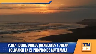 Playa Tulate offers mangroves and volcanic sand on Guatemala's Pacific coast