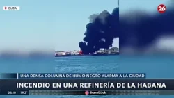 ? CAOS EN LA HABANA | El fuego consume un depósito químico en plena crisis