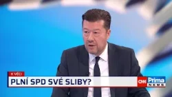 Neuspěl, tak se naváží do nás, vrátil Okamura úder Sterzikovi. Spojení se Stačilo! odmítl