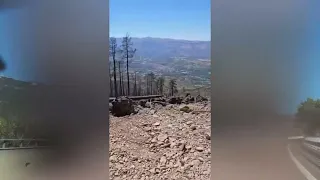 Morrone, a weekend under close watch for cleanup operations. Four aircraft in action
