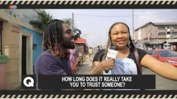 Сколько времени вам нужно, чтобы начать доверять кому-либо? - Опрос общественного мнения