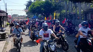 Caravana motorizada de Carazo se replegó a Masaya