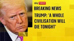 Срочная новость: Трамп заявляет, что «сегодня ночью погибнет целая цивилизация», поскольку прибли...
