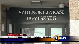 BALESETET OKOZOTT, MAJD ELHAGYTA A HELYSZÍNT