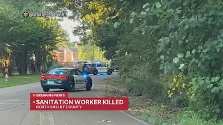 Sanitation worker killed by driver in North Shelby County: SCSO
