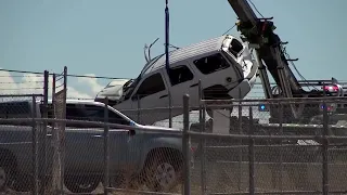 Rescue crews in Mesa pull out SUV submerged in canal