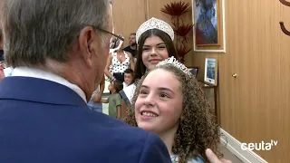 Vivas recibe a las Reinas de las Fiestas, las embajadoras de la alegría de Ceuta