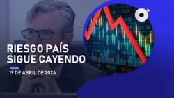 #noticiasoromar │Riesgo país continua con tendencia a la baja 19/04/2024