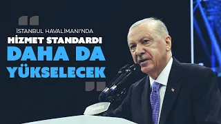 Cumhurbaşkanı Erdoğan, İstanbul Havalimanı'nda 4. Pist Açılış Töreni'nde konuştu