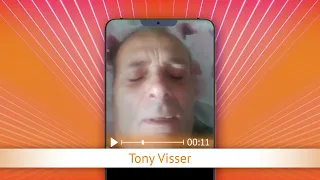 TV Oranje app video message - Tony Visser