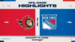 NHL Highlights | Senators vs. Rangers - January 14, 2026
