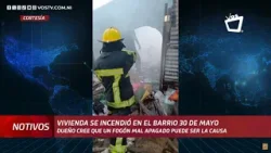 Dos viviendas se queman por completo en el barrio Jorge Dimitrov y una en el barrio 30 de Mayo