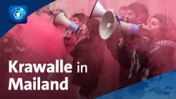 Krawalle bei Demonstration gegen Olympische Winterspiele