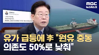 President Lee on Surge in Global Oil Prices: "Reduced Dependence on Middle East to 50% Range" (09...