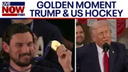 GOLDEN: "U-S-A" chants as US Hockey enters State of the Union speech
