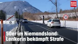 50er im Niemandsland: Lenkerin bekämpft Strafe | krone.tv NEWS