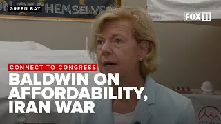 Baldwin addresses affordability and Iran war in visit to Green Bay | Connect to Congress
